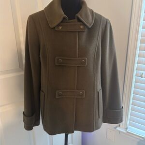 St. John's Bay Olive Peacoat